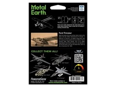 FORD TRIMOTOR AIRCRAFT WHITE & RED STEEL MODEL KIT BY METAL EARTH MMS467