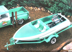 Revell 1/25 1965 Chevy Stepside Pickup Hemi Hydro Combo Vintage Model Kit Japan