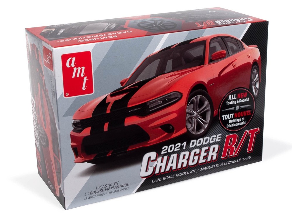 AMT 2021 Dodge Charger RT All New Tooling 1:25 Scale Model Kit