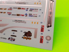 Decal Sheet Mongoose Tom McEwen Drag Race 57 Chevy Bel Air 1/24 Funny Car