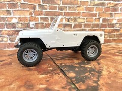1/24 Scale: 18-Inch Fuel Nitro Wheels W/ Mud Tires; Jeep, Resin 1/25, 3D Print
