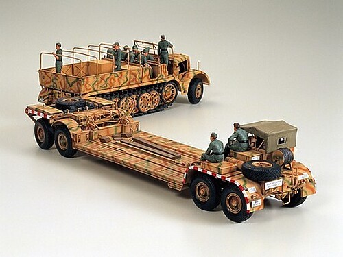 Tamiya German 18 Ton Famo amp; Transporter – Plastic Model Military Vehicle