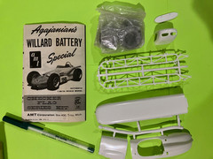 1/25 scale AMT WILLARD BATTERY SPECIAL INDY Roadster Model Kit – rare!