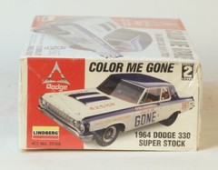 Lindberg Model Kit 1964 Dodge 330 Super Stock Color Me Gone 1/25 Scale
