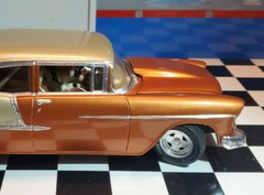 Resin Bubble Hood for ’55 Chevy Bel Air Sedan AMT 1/25. HOT! NEW!
