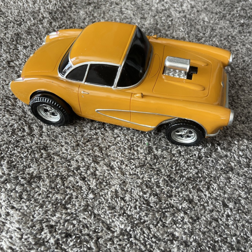 10” solid resin Gasser ‘57Corvette MODEL 57c-104 hot rod car Bronz Hand Painted