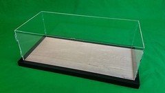 20 x 10 x 10 inch Table Top Acrylic Display Case for Model Cars and Trucks Stand
