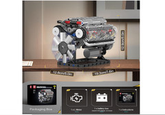 For Adults V8 Combustion Engine Model Building Kits Internal DIY Hobby