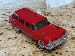 1955 Ford Red Cross Ambulance Promo Friction Model Car