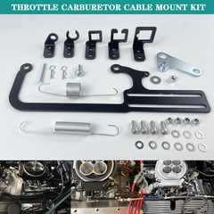 Car Cable Mounting Kit Black Steel Adjustable Throttle TV Cable GM 700R4