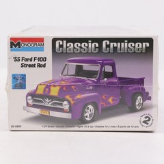 NEW Monogram 1:24 ’55 Ford F-100 Street Rod “Classic Cruiser” Model Kit