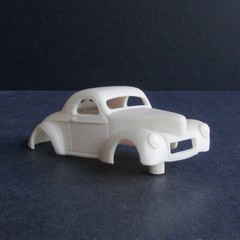 Jimmy Flintstone 1941 slot car Willys Gasser resin body H/O scale JFSL4