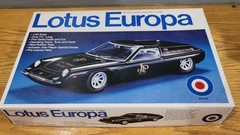 Entex 1/20 SCALE 1968 Lotus Europa John Player Racing Model Kit #9168 FREE SHIP