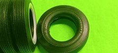 1953 Ford F100 Pickup 1/25 Firestone Champion Whitewall Tire Dog Dish Hubcaps