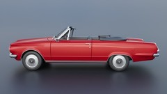 ABS-LIKE RESIN 3D PRINTED 1/25 1965 PLYMOUTH VALIANT CONVERTIBLE FULL KIT