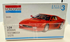 Monogram Model Car Kit: Ferrari Testarossa 512R, 1:24 scale, #2435, New Sealed