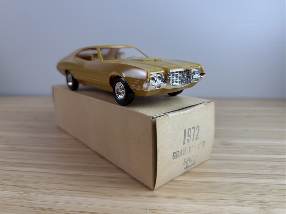 1972 Gran Torino Sport Gold Dealer Promo Car with Original box NOS