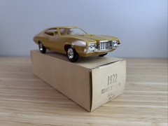 1972 Gran Torino Sport Gold Dealer Promo Car with Original box NOS