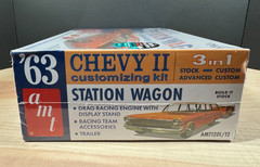 AMT ’63 CHEVY II STATION WAGON CUSTOMIZING KIT 1:25 SCALE KIT #1201 – NEW IN BOX
