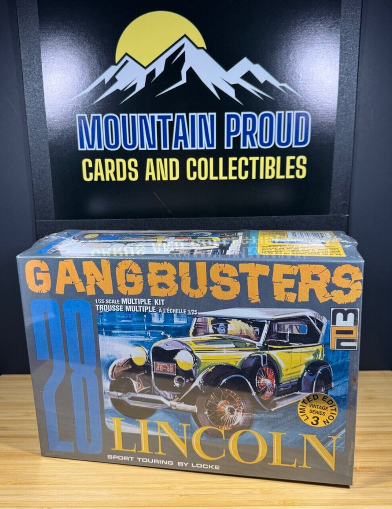 MPC – GANGBUSTERS 28 LINCOLN – 1:25 SCALE MODEL FACTORY SEALED – LIMITED EDITION