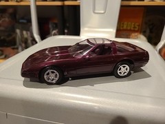 1995 AMT/ERTL Chevrolet CORVETTE ZR-1 Dealer PROMO Purple Metallic 1:25 No Box