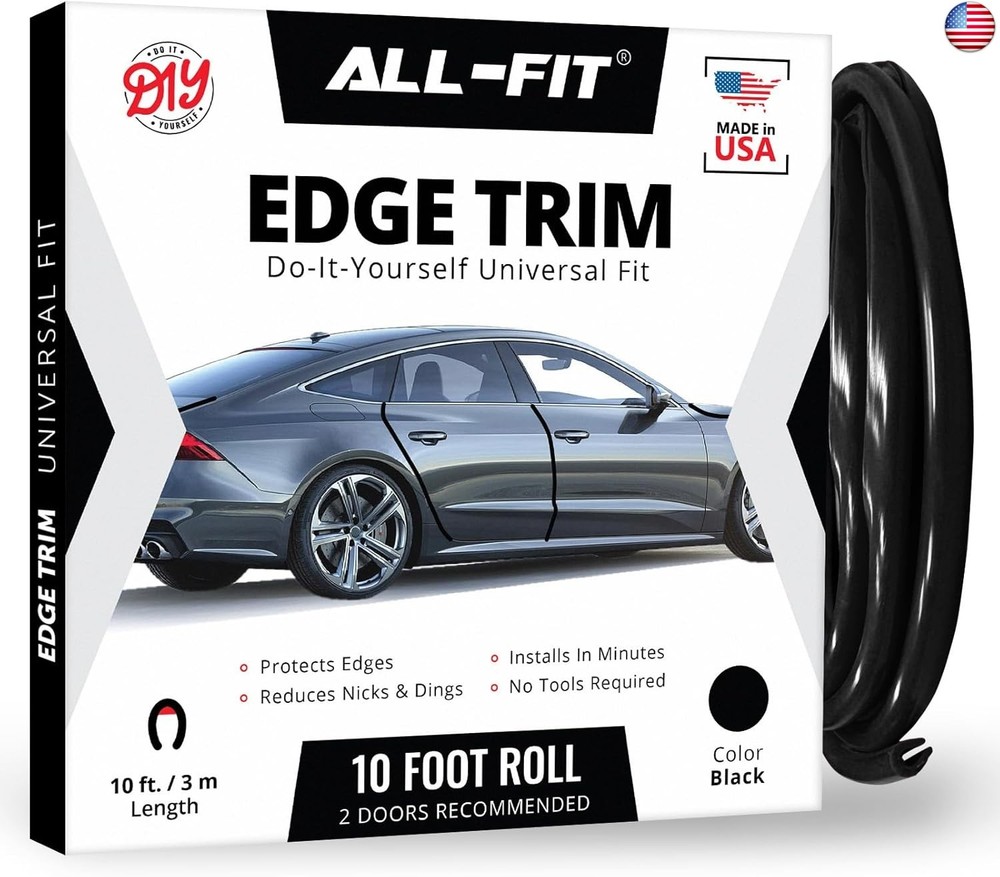 All-Fit Automotive Car Door Edge Protector ? Universal DIY Edge Trim to Prevent