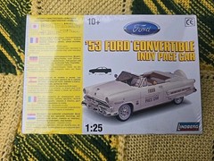LINDBERG- 53 Ford Convertible Indy Pace Car, Open. Fact Sealed Parts bags in Box