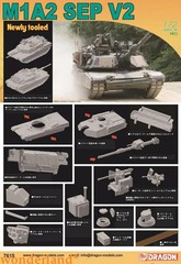 DRAGON 7615 1/72 Scale M1A2 SEP V2 Abrams Model Kit New Tool US Seller