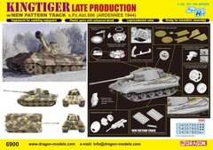 Dragon 1/35 6900 Kingtiger Late Production w/New Pattern Track Brand New Kit