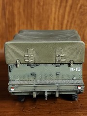 Vintage Assembled and Hand Painted U.S. M3A1 Scout Car Truck