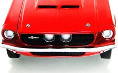 Ford Mustang Cobra GT12Race Car24Hot Rod1969Custom Built Metal Body 1:18 Model
