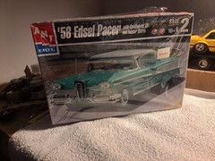 AMT/ERTL ’58 Edsel Pacer Car Kit Pre-Built Ready to Go Turquoise/White Skill 3