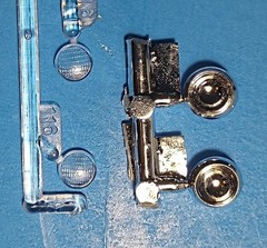 52 HUDSON HORNET CLUB COUPE – HEAD LIGHTS – MOEBIUS – MODEL CAR KIT PARTS LOT