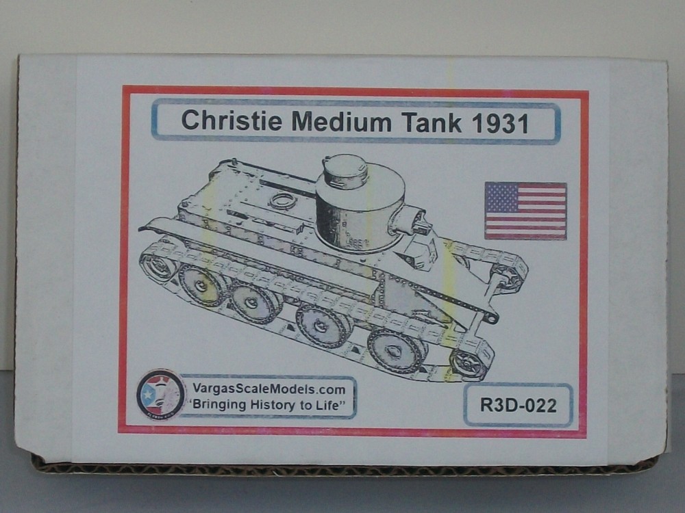 Vargas Scale Models 1/35 Scale Christie Medium Tank 1931