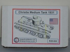 Vargas Scale Models 1/35 Scale Christie Medium Tank 1931