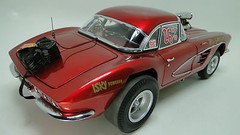 Dragster Race Car Corvette Chevy Chevrolet Built Model Racing Hot Rod Promo 55
