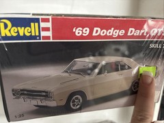 1995 Revell 7603 1/25 Scale ’69 Dodge Dart GTS Model Kit Skill 2