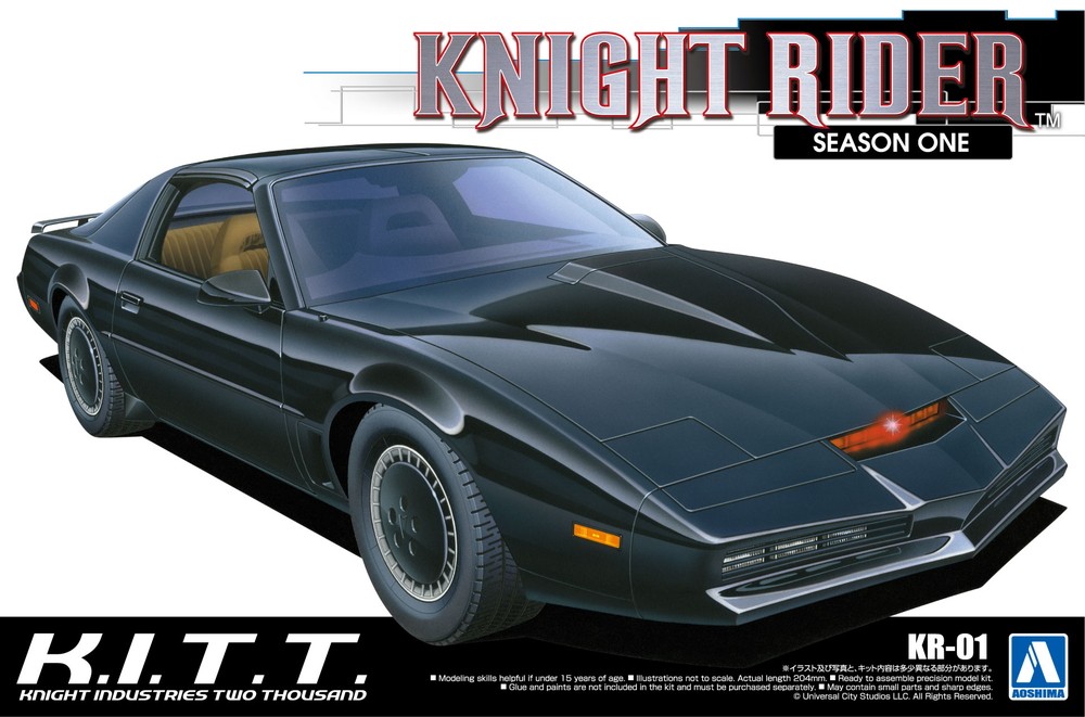 Aoshima 1/24 Movie Mechanical Model Car Kit Knight Rider Season I 2000 K.I.T.T