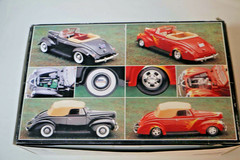REVELL 1/25 1940 FORD CONVERTIBLE FACTORY BUILT BOX ART STUDIO DISPLAY MODEL