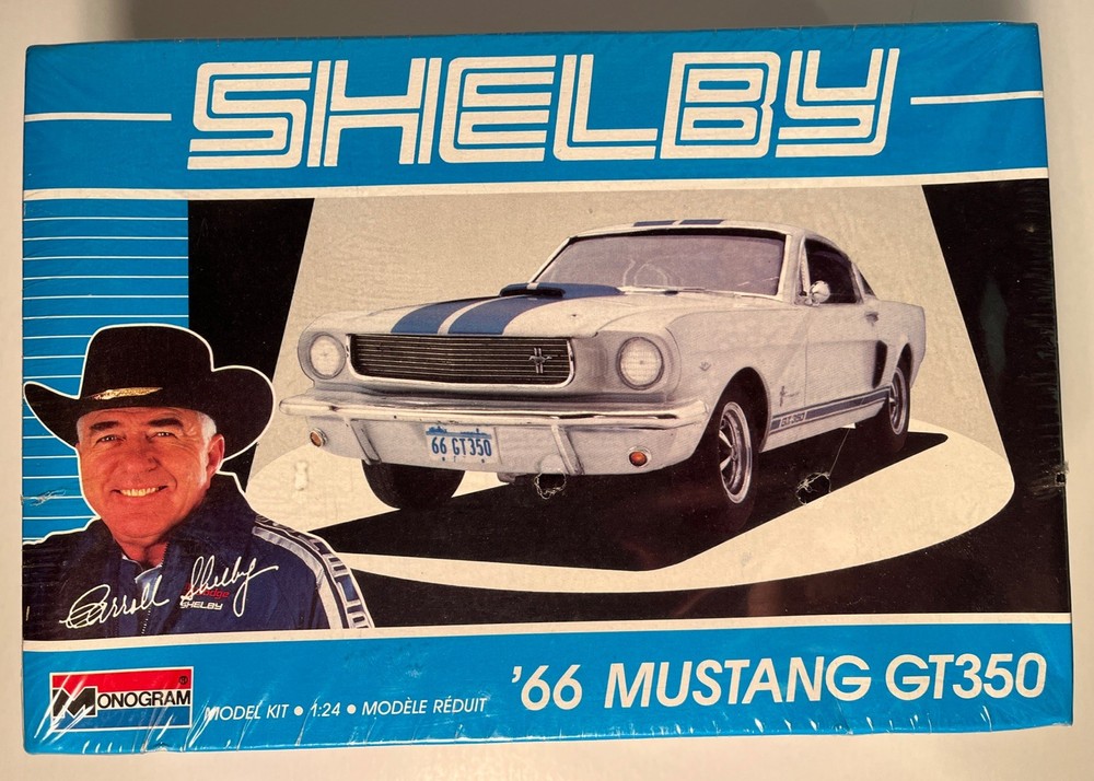 Monogram Shelby 1966 Mustang GT350 Model Car Factory Sealed, 101-003 (B60)