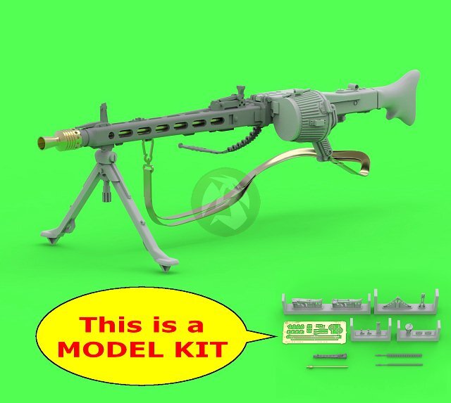 Master 1/35 Maschinengewehr 42 (MG 42) German 7.92mm Machine Gun WWII GM-35-024