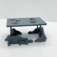 LYTS72082 1/72 Miniature Figure Wargame Vietnam War Era Machine Gun Bunker