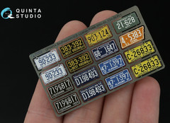 Quinta Studio 1/24 1/25 Metal License Plates AR LA WV SC MS FL AL KY TN GA 50’s
