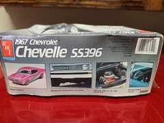 VINTAGE MODEL KIT -AMT 1990 # 6052 1967 CHEVELLE SS 396 OPEN. SEALED PARTS