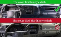 Dash Cover Custom Fit for 1997-2000 Chevy Chevrolet Silverado/Gmc Sierra C1500 C