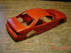 1989-1993 Ford Thunderbird Slot Car Body 1/24 1/25 Model Part UPRM