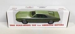 New 1968 AMC Javelin Laurel Green Met Promo Model REPLICA BOX ONLY..NO CAR