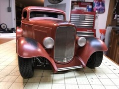 1/8 guide 682-J headlights with studs Lindberg Monogram Revell Rat Hot Rod 1/10