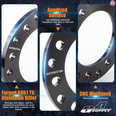 GAsupply 12mm 8 Lug Universal Wheel Spacers, Fit for F250 E350 Ram 2500 3500