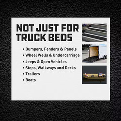 15 Oz. Solid Flat/Matte Black Exterior Aerosol Spray Paint Truck Bed Liner